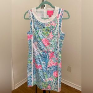 NWT Lilly Pulitzer Mila Stretch Shift Dress Size 4